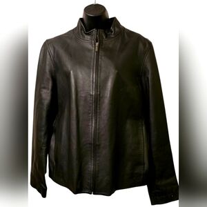 GAP Black Leather Jacket